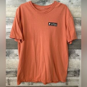 Simply Southern Coral Short Sleeve Tee Casual Fit
